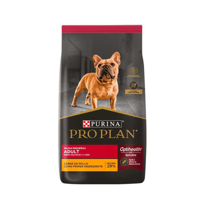 Imagen de ALIMENTO BALANCEADO  PERROS PRO PLAN ADULTO RAZA PEQUEÑA X 1 KG