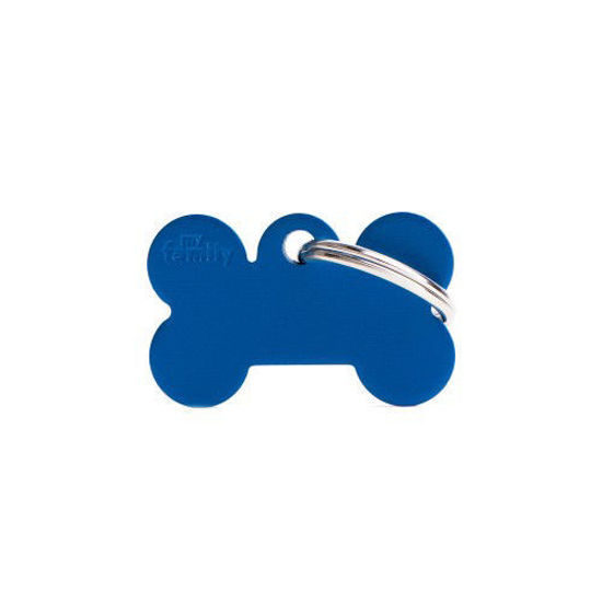 Imagen de ACCESORIOS PARA MASKOTAS - MEDALLA HUESO CHICA AZUL MFB03