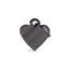 Imagen de ACCESORIOS PARA MASKOTAS - MEDALLA CHICA CORAZON NEGRA MFB35